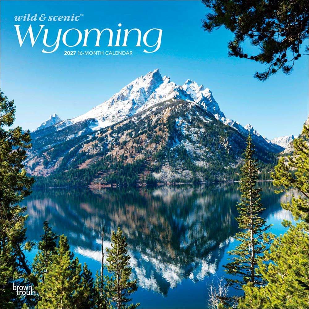 Wyoming Wild and Scenic 2027 Wall Calendar Main Product Image