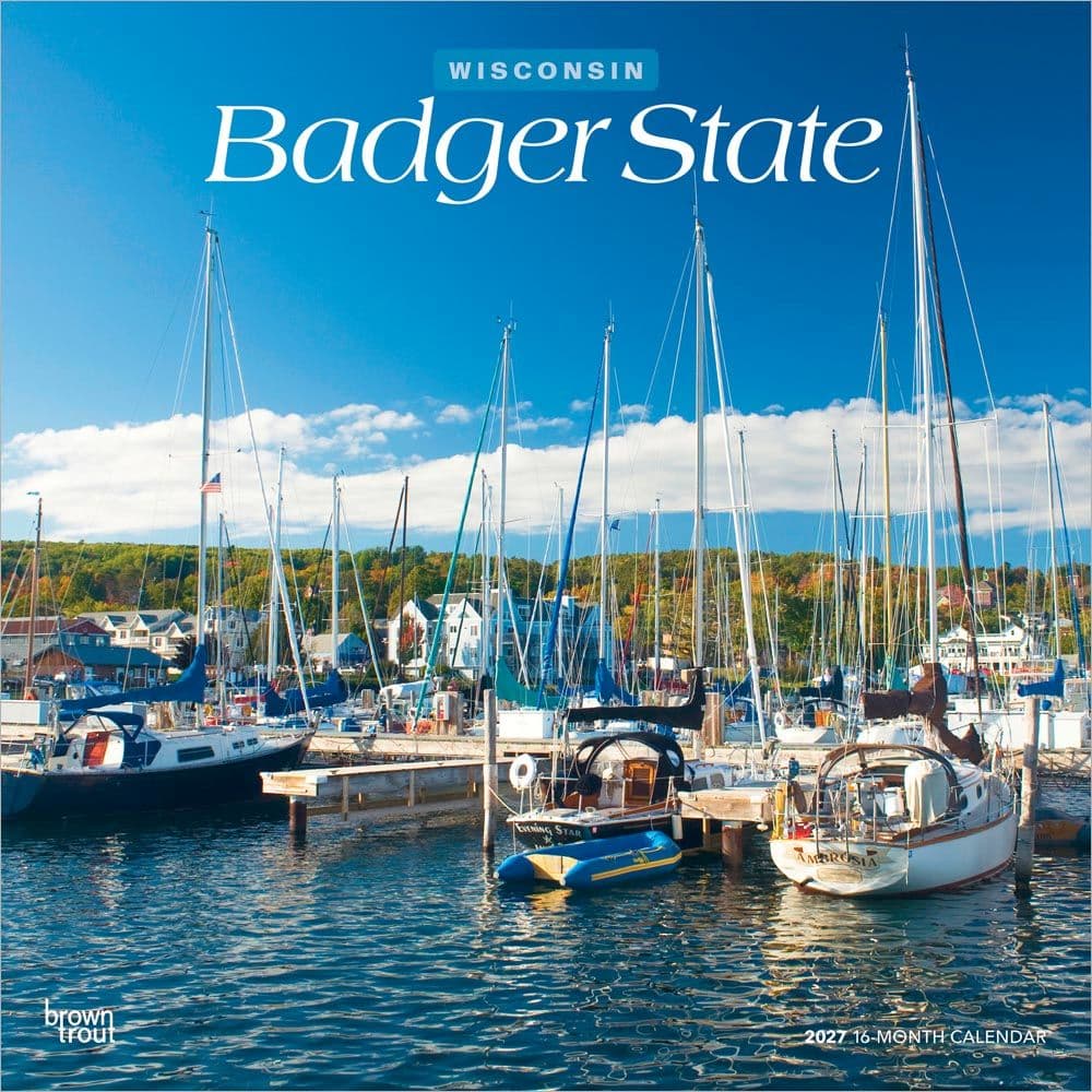 image Wisconsin Places 2027 Wall Calendar Main Product Image