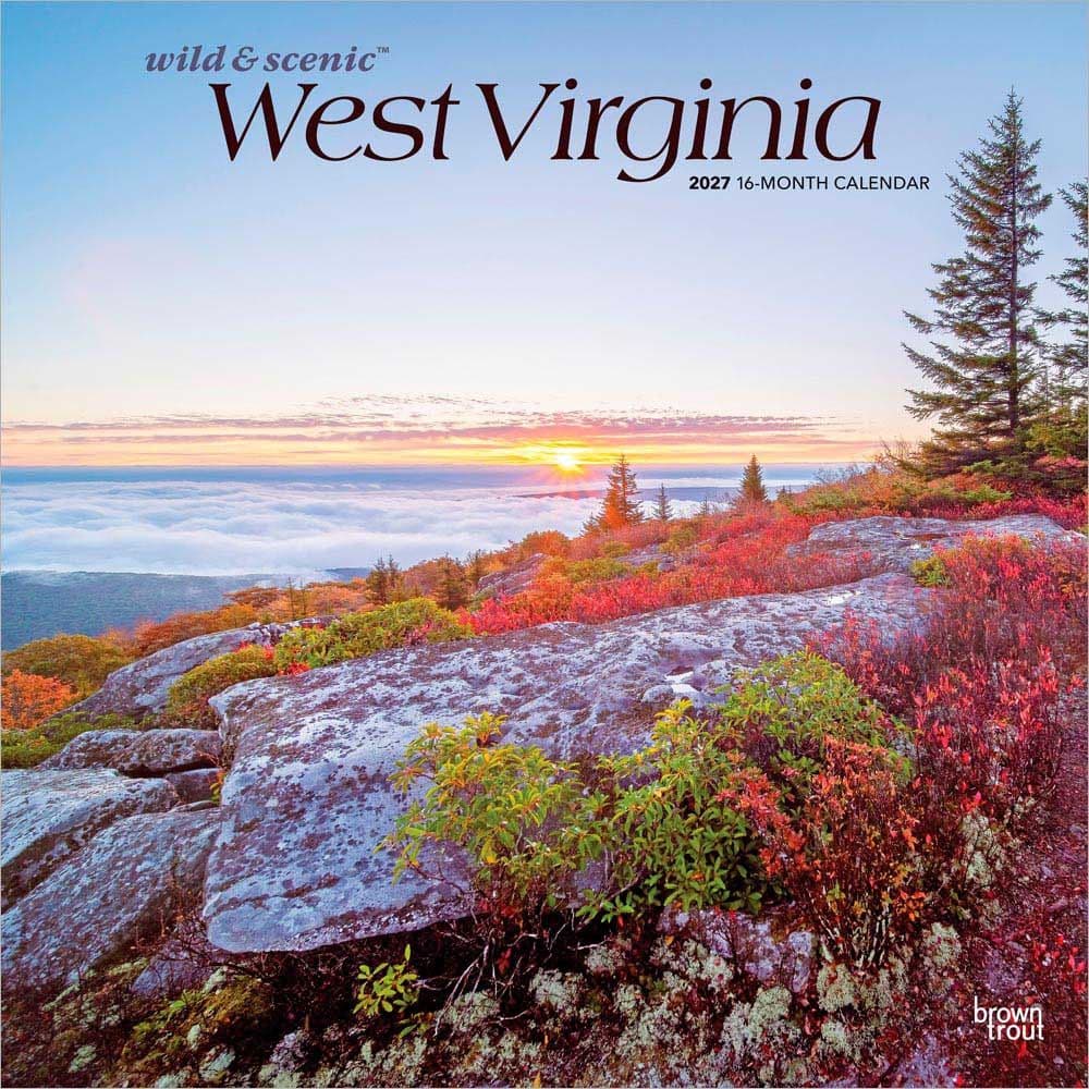 West Virginia Wild and Scenic 2027 Wall Calendar Main Product Image