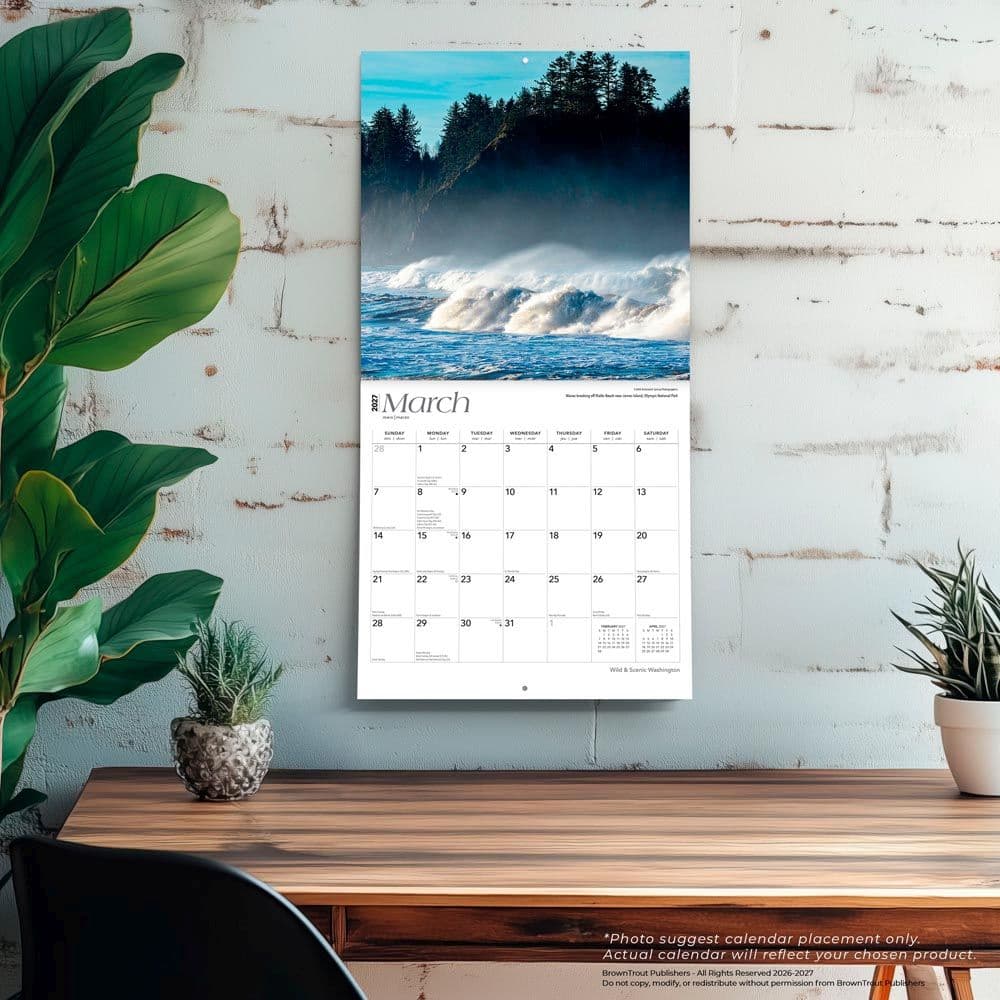 Washington Wild and Scenic 2027 Wall Calendar Fourth Alternate Image