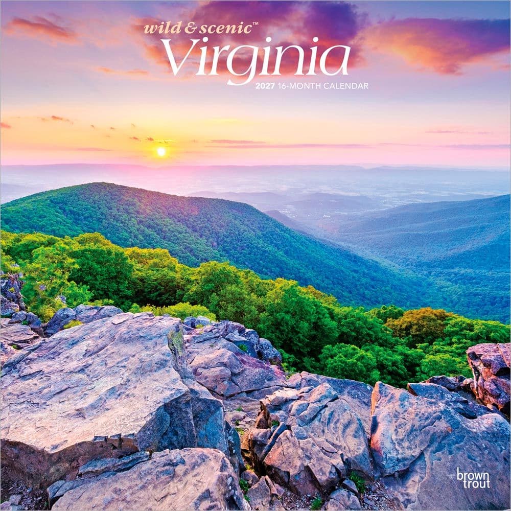 Virginia 2027 Wild and Scenic 2027 Wall Calendar Main Product Image