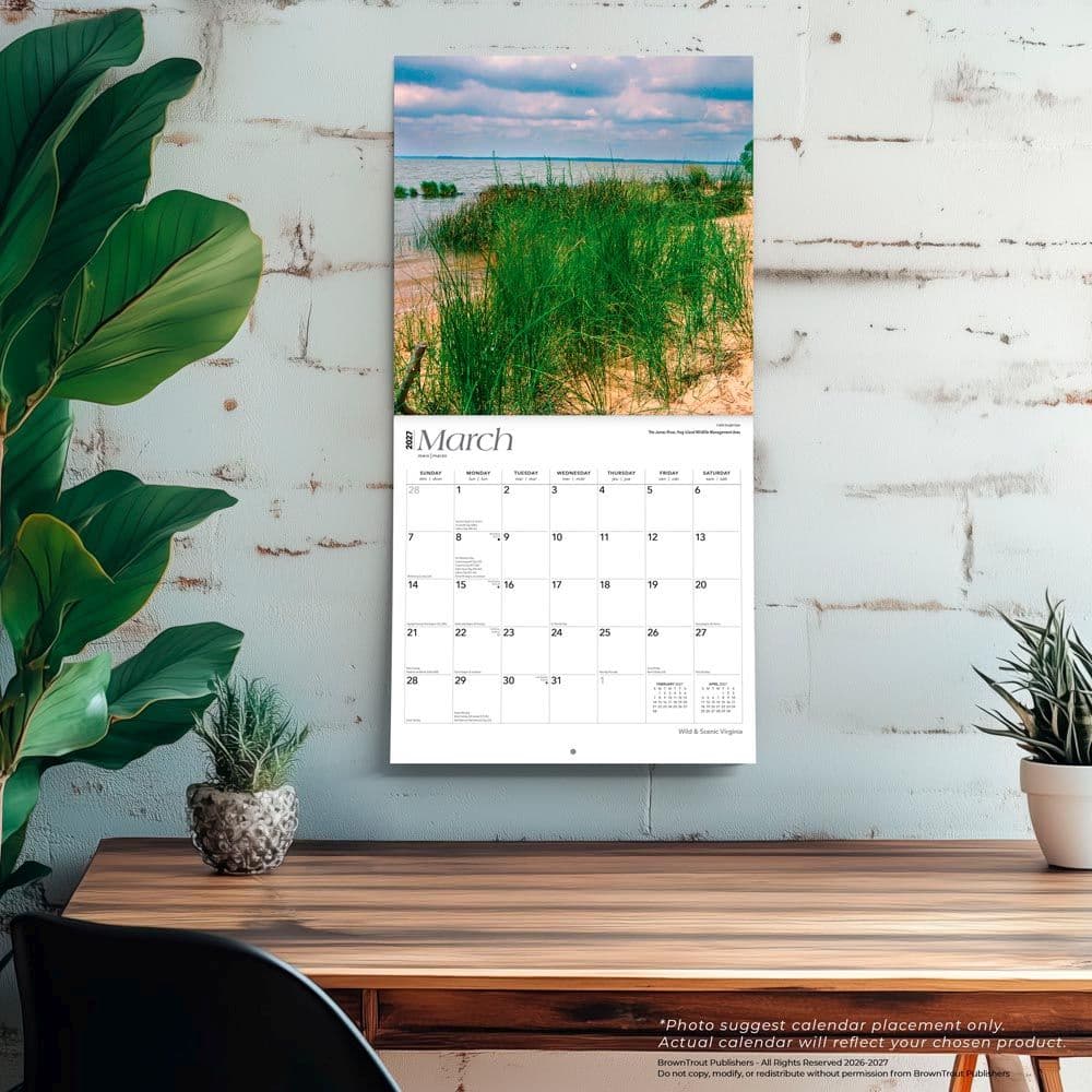 Virginia 2027 Wild and Scenic 2027 Wall Calendar Fourth Alternate Image