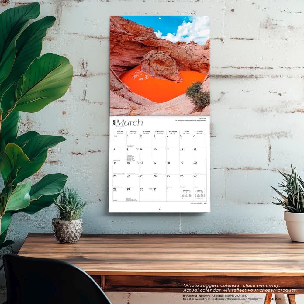 Utah Wild and Scenic 2027 Wall Calendar Fourth Alternate Image