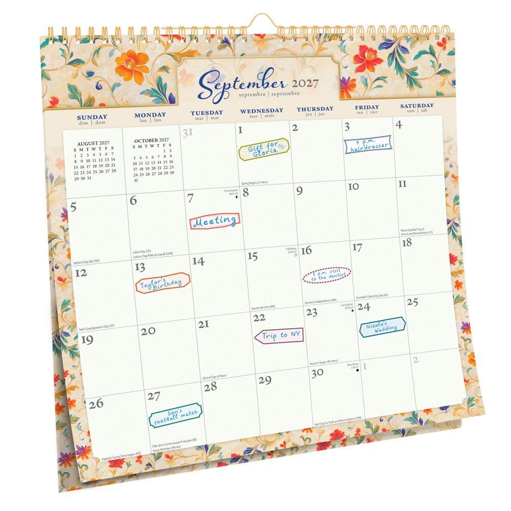 Tuscan Delight 2027 Wall Calendar Third Alternate Image