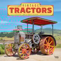 image Tractors Vintage 2027 Wall Calendar Main Product Image