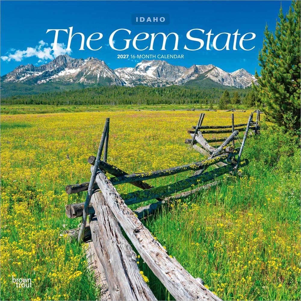 Gem State Idaho 2027 Wall Calendar