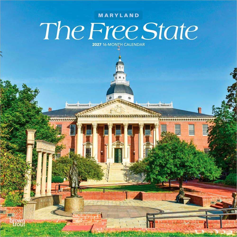 Free State Maryland 2027 Wall Calendar Main Product Image