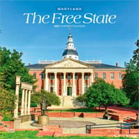 image Free State Maryland 2027 Wall Calendar Main Product Image