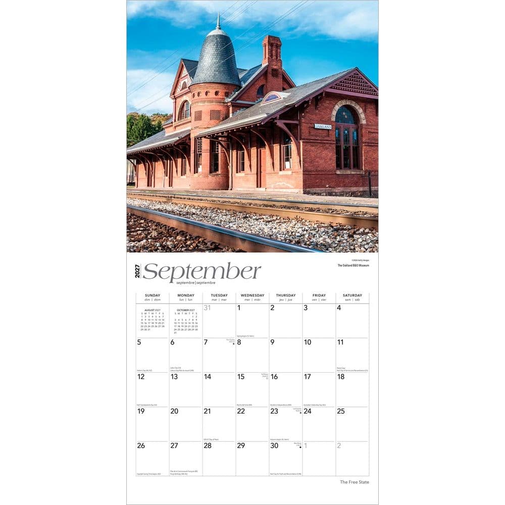 Free State Maryland 2027 Wall Calendar Third Alternate Image