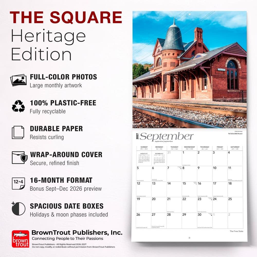 Free State Maryland 2027 Wall Calendar Fifth Alternate Image