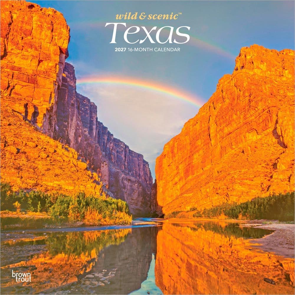 Texas Wild and Scenic 2027 Wall Calendar Main Product Image