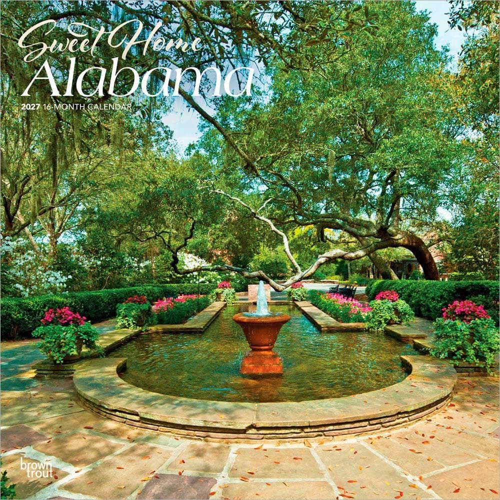 Sweet Home Alabama Places 2027 Wall Calendar Main Product Image