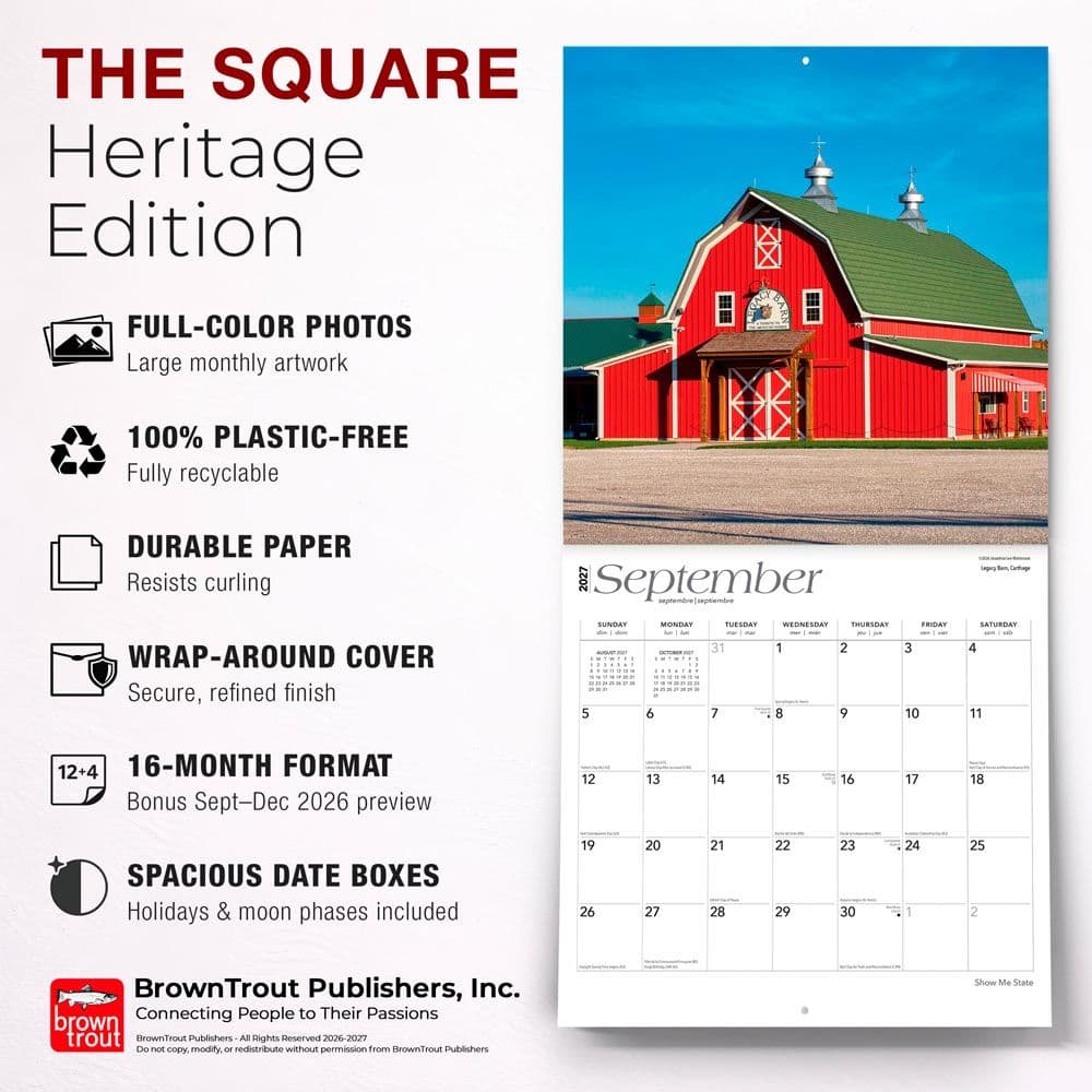 Show Me State Missouri 2027 Wall Calendar Fifth Alternate Image