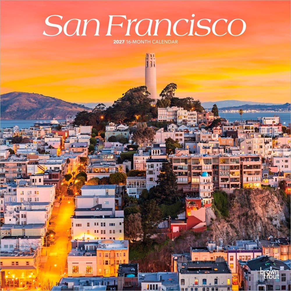 San Francisco 2027 Wall Calendar Main Product Image
