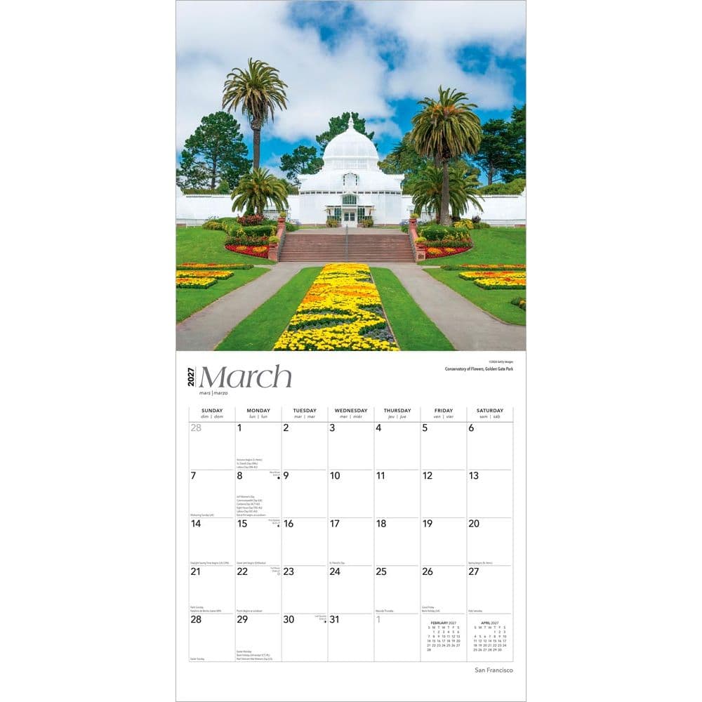 San Francisco 2027 Wall Calendar Second Alternate Image