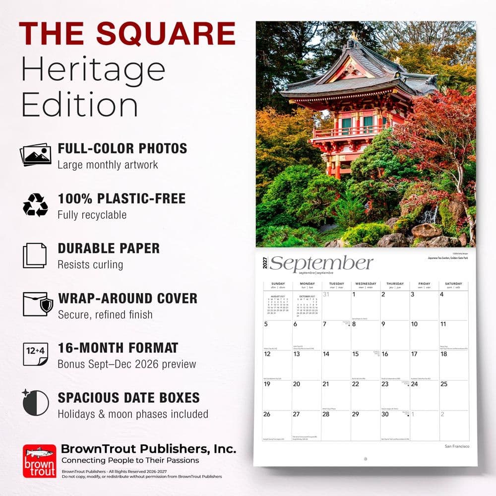 San Francisco 2027 Wall Calendar Fifth Alternate Image