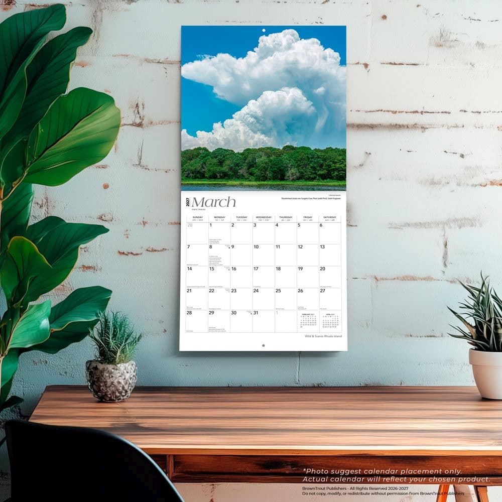 Rhode Island 2027 Wall Calendar Fourth Alternate Image
