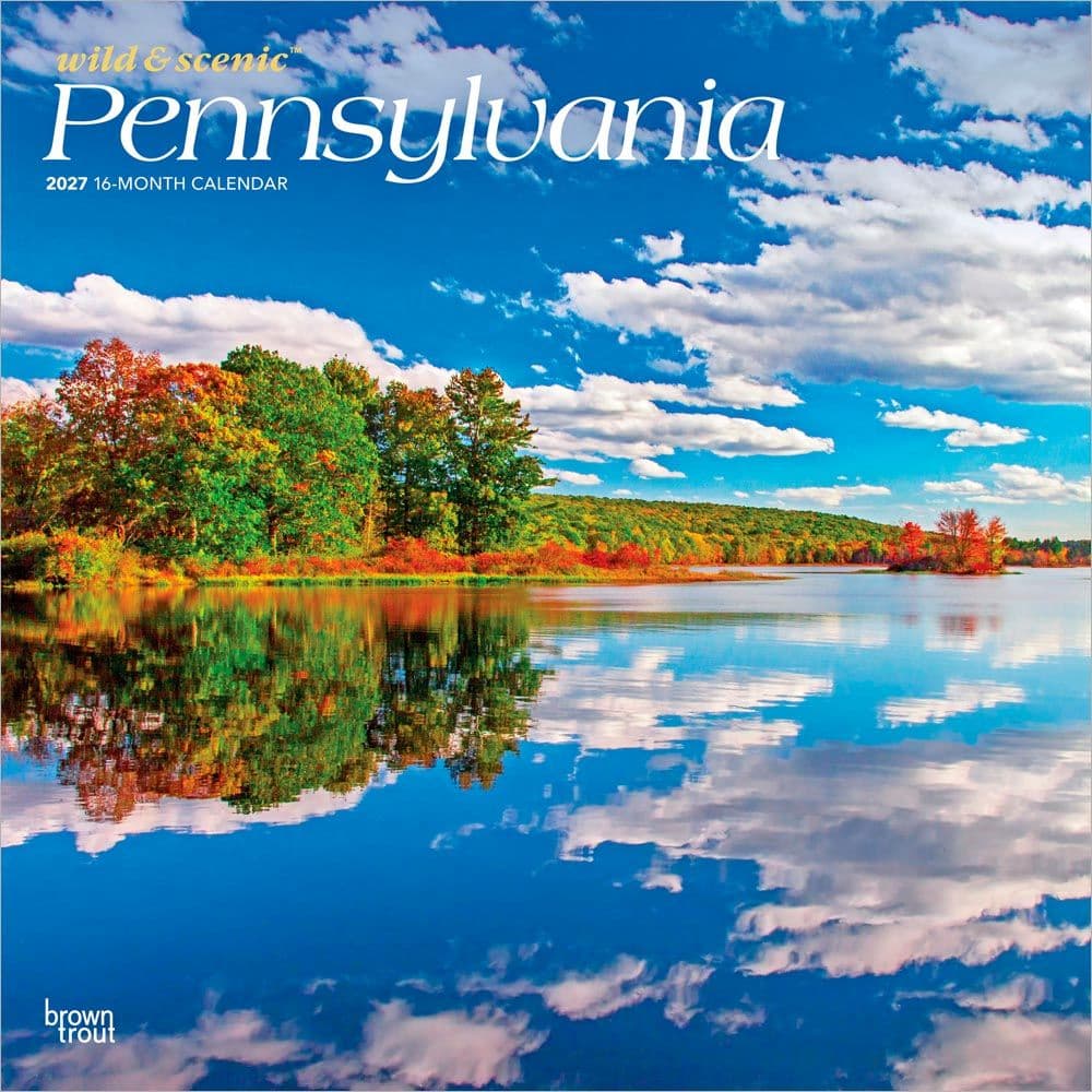 image Pennsylvania Wild and Scenic 2027 Wall Calendar Main Product Image