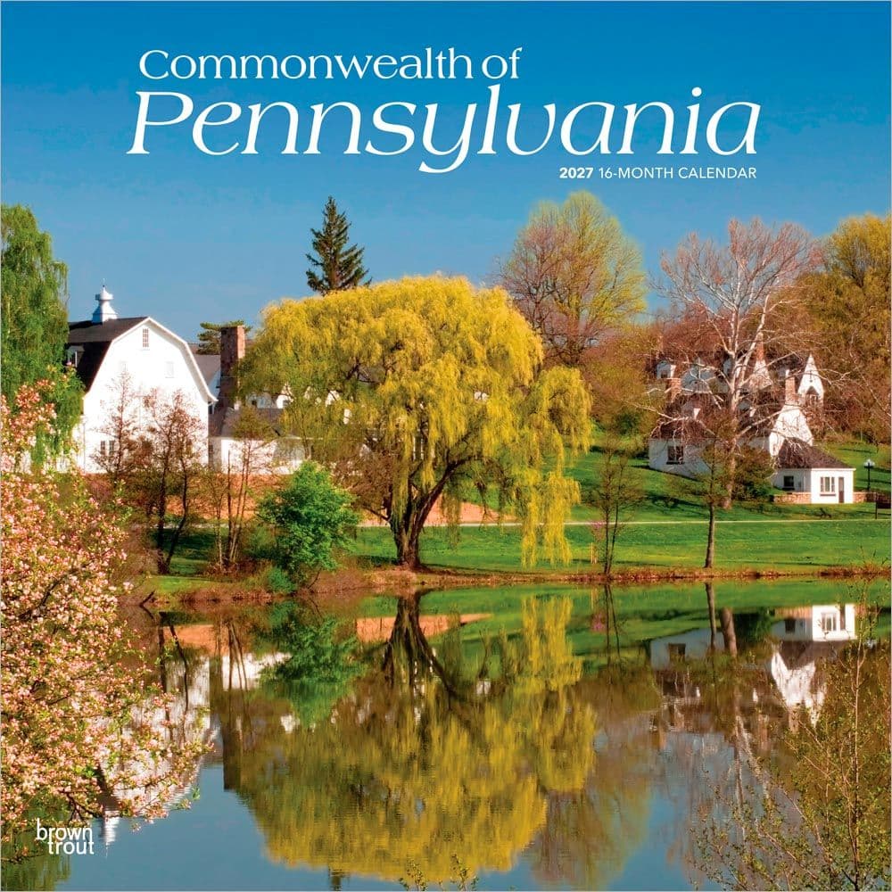 Pennsylvania Places 2027 Wall Calendar Main Product Image