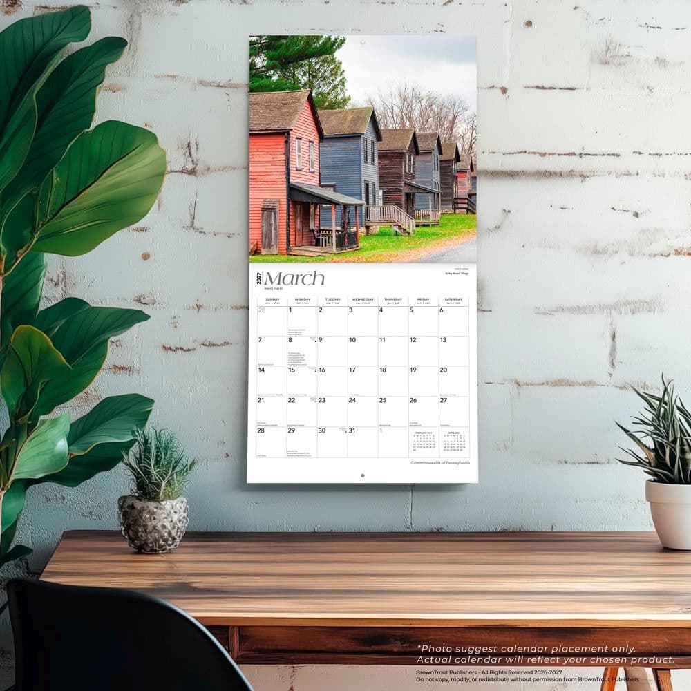 Pennsylvania Places 2027 Wall Calendar Fourth Alternate Image