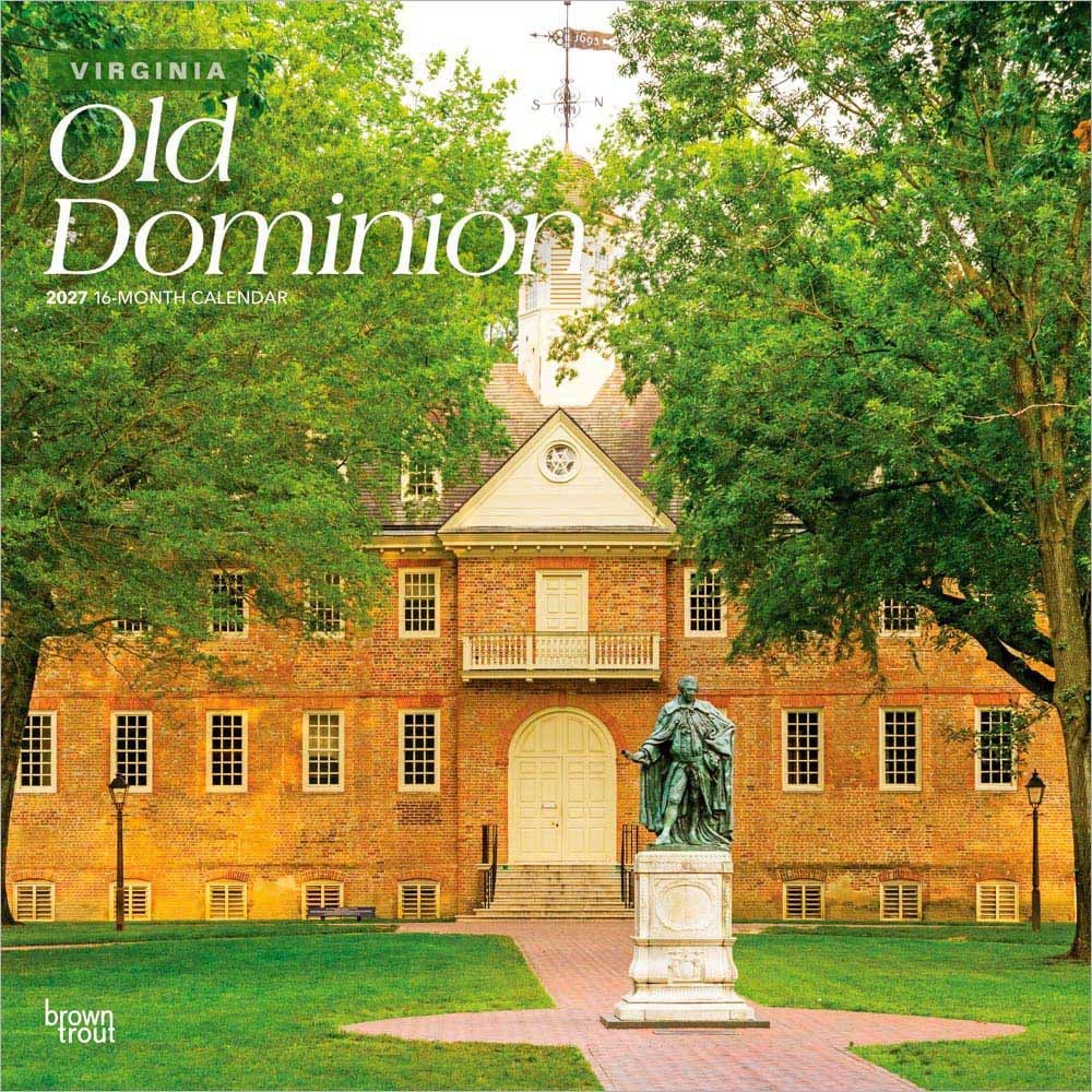Virginia Old Dominion 2027 Wall Calendar
