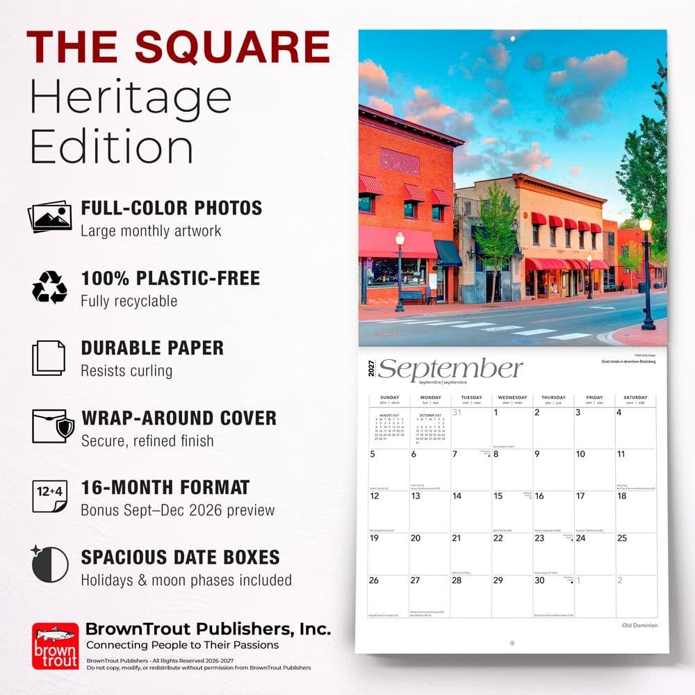 Virginia Places 2027 Wall Calendar Fifth Alternate Image