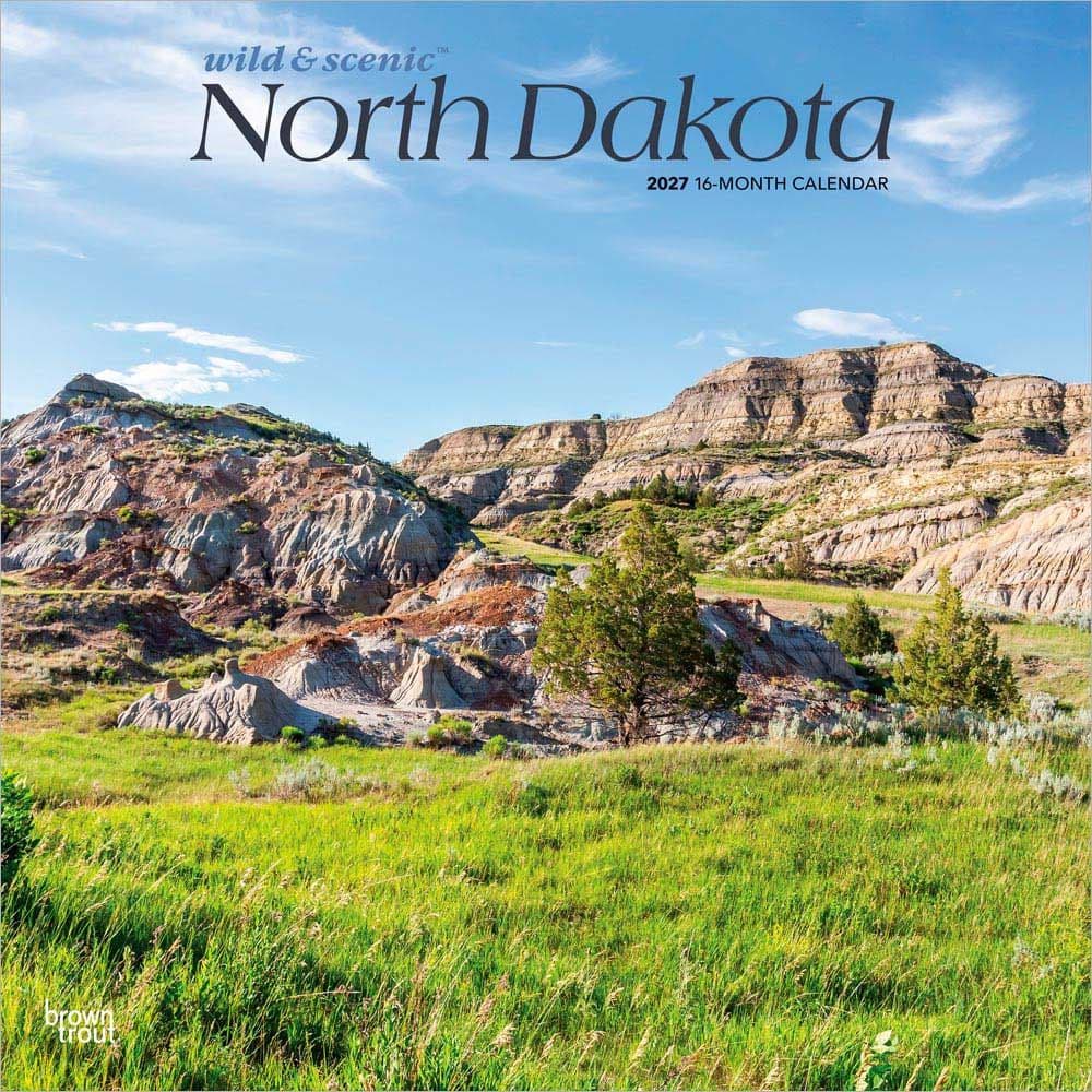 North Dakota 2027 Wall Calendar Main Product Image