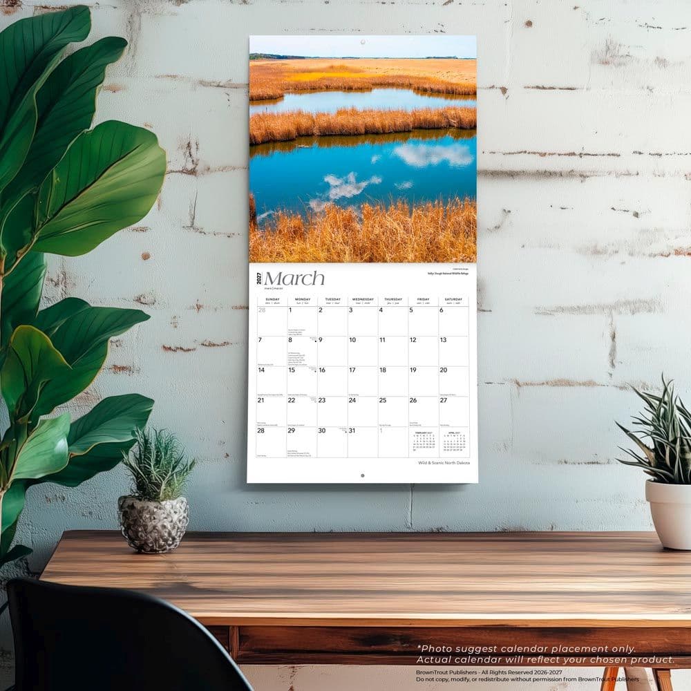 North Dakota 2027 Wall Calendar Fourth Alternate Image