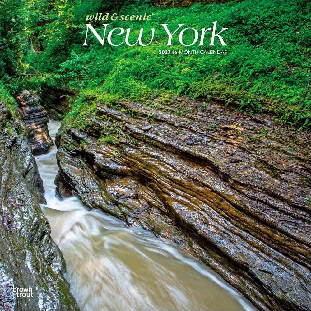 image New York Wild and Scenic 2027 Wall Calendar Main Product Image