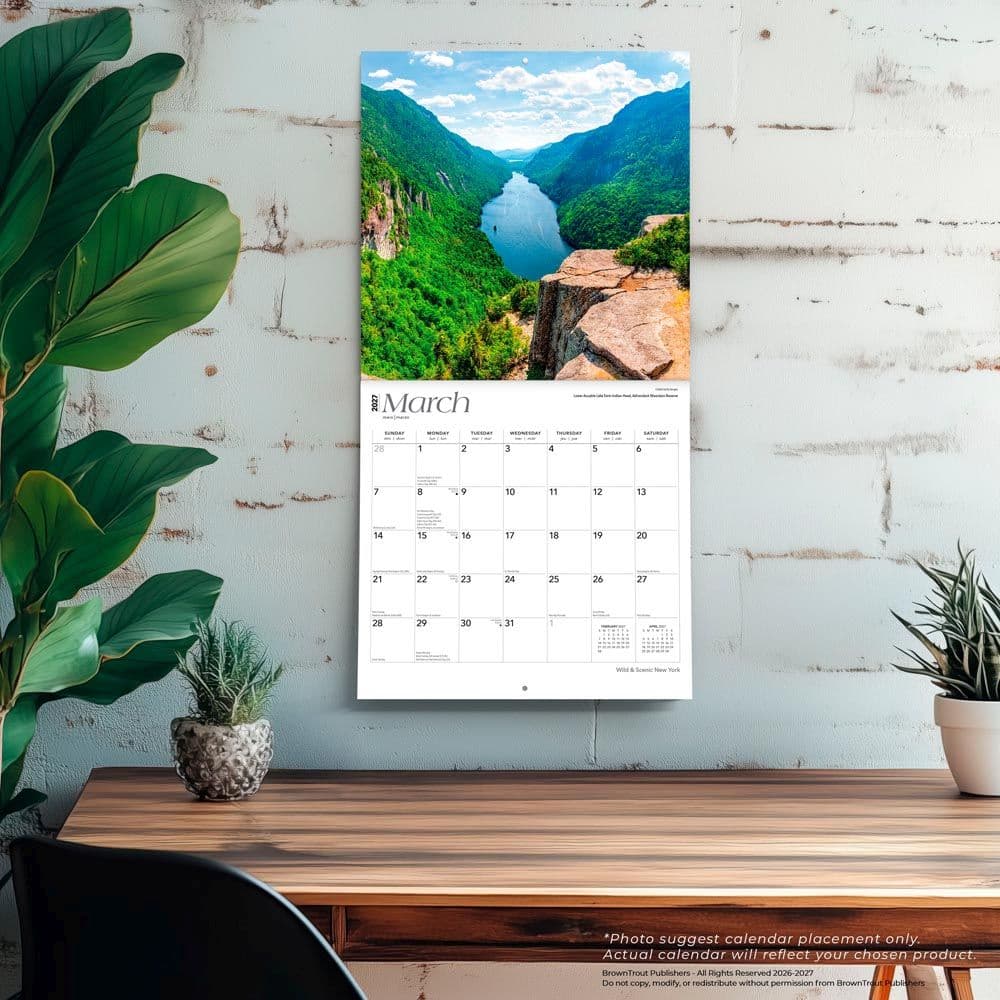 New York Wild and Scenic 2027 Wall Calendar Fourth Alternate Image