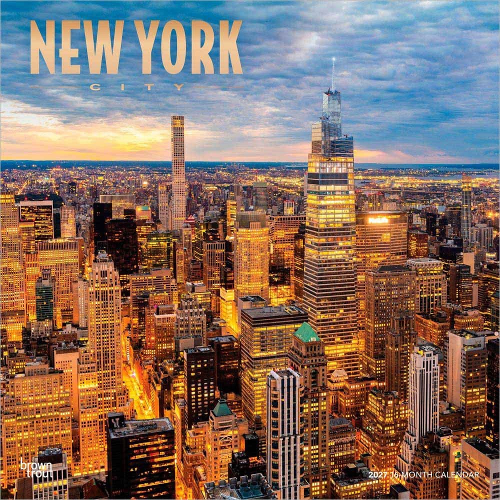 New York City 2027 Wall Calendar - Calendars.com