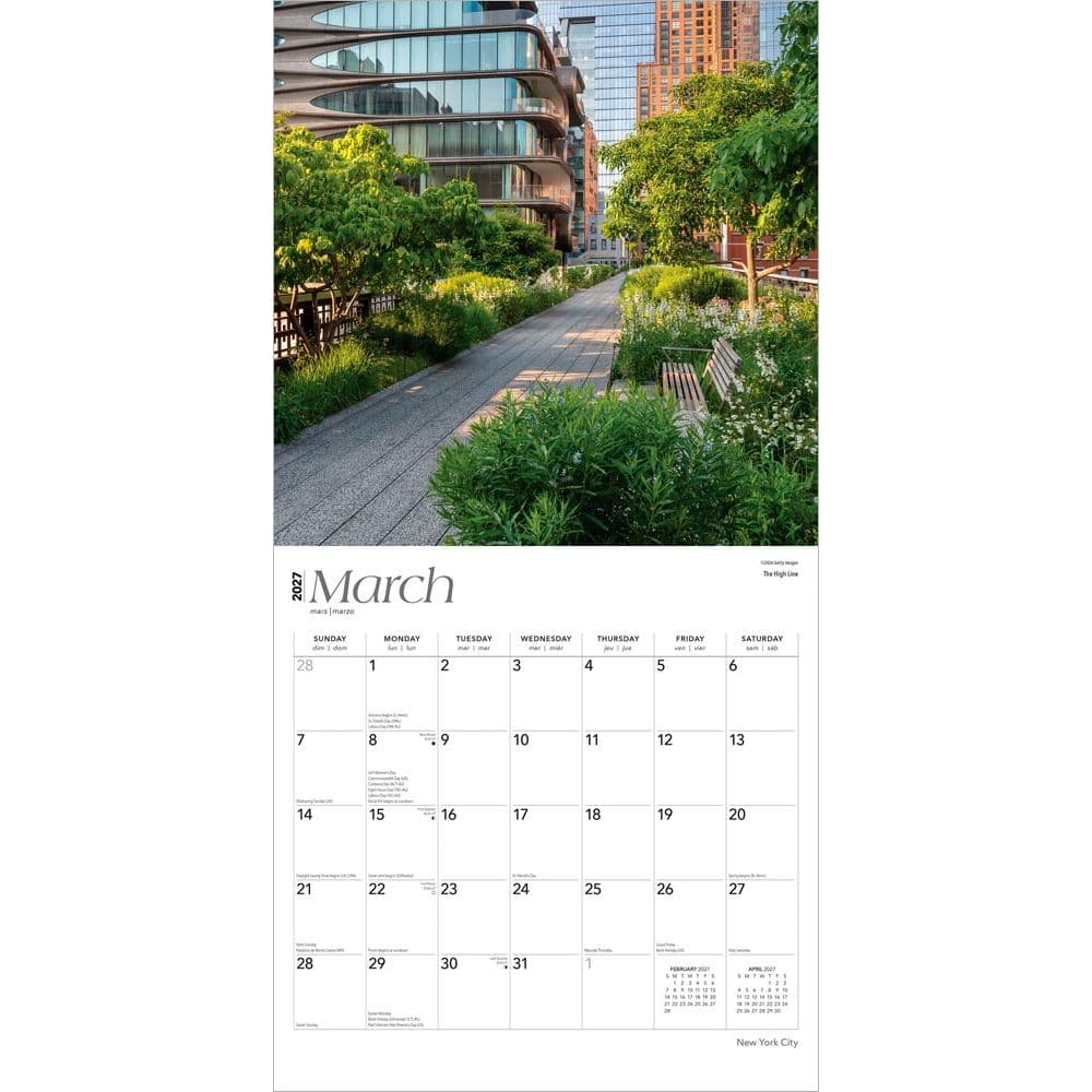 New York City 2027 Wall Calendar Second Alternate Image