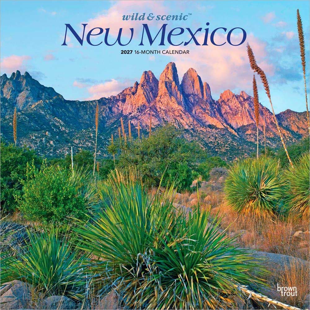 New Mexico Wild and Scenic 2027 Wall Calendar Main Product Image