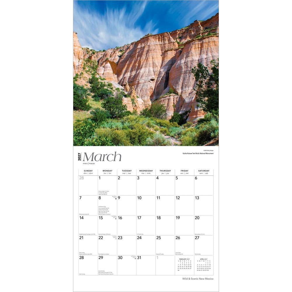 New Mexico Wild and Scenic 2027 Wall Calendar Second Alternate Image