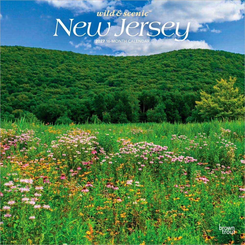 New Jersey Wild and Scenic 2027 Wall Calendar Main Product Image