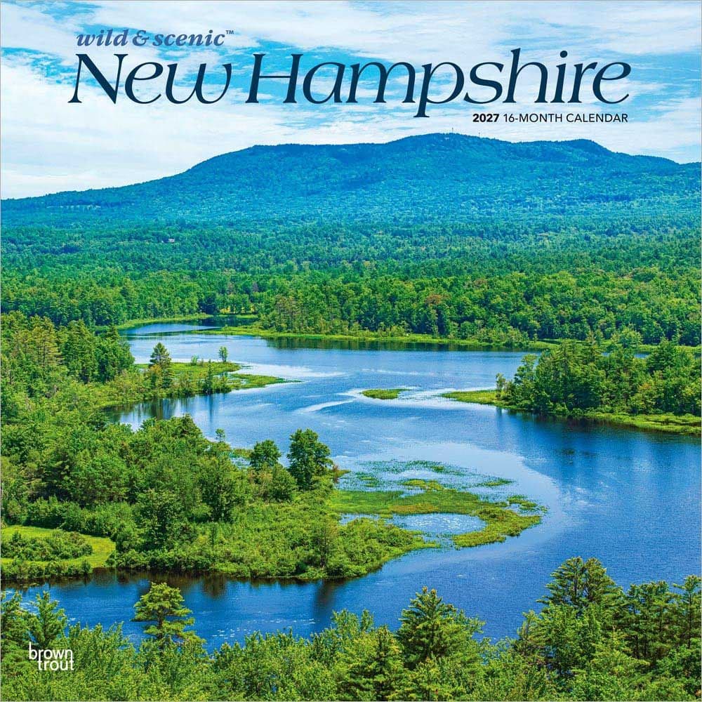 New Hampshire Wild and Scenic 2027 Wall Calendar Main Product Image