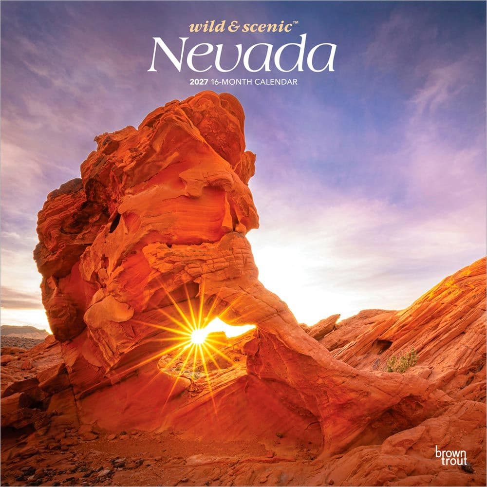 Nevada Wild and Scenic 2027 Wall Calendar Main Product Image
