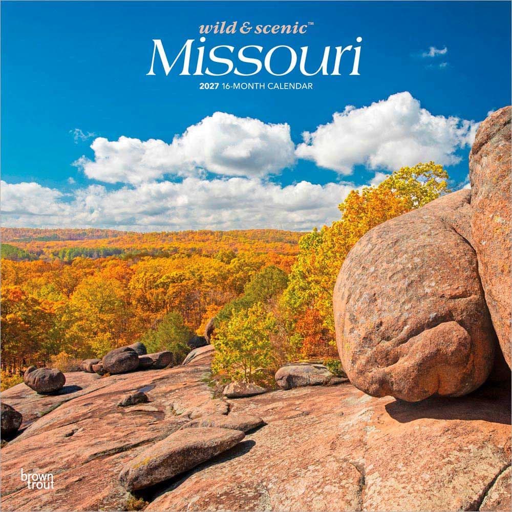 Missouri Wild and Scenic 2027 Wall Calendar Main Product Image