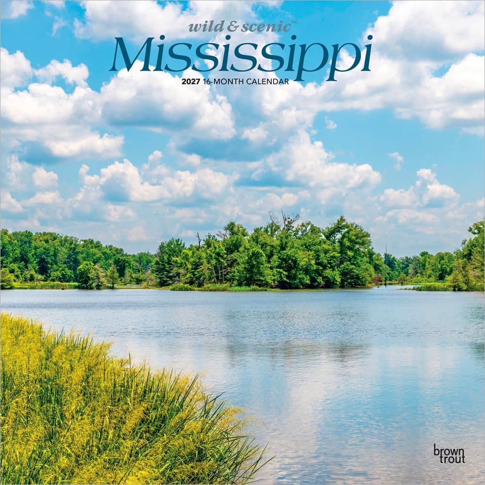 image Mississippi Wild and Scenic 2027 Wall Calendar Main Product Image