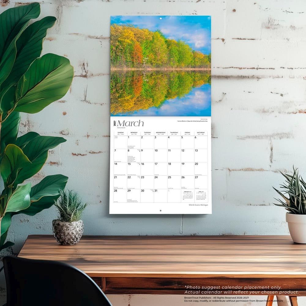 Michigan Wild and Scenic 2027 Wall Calendar Fourth Alternate Image