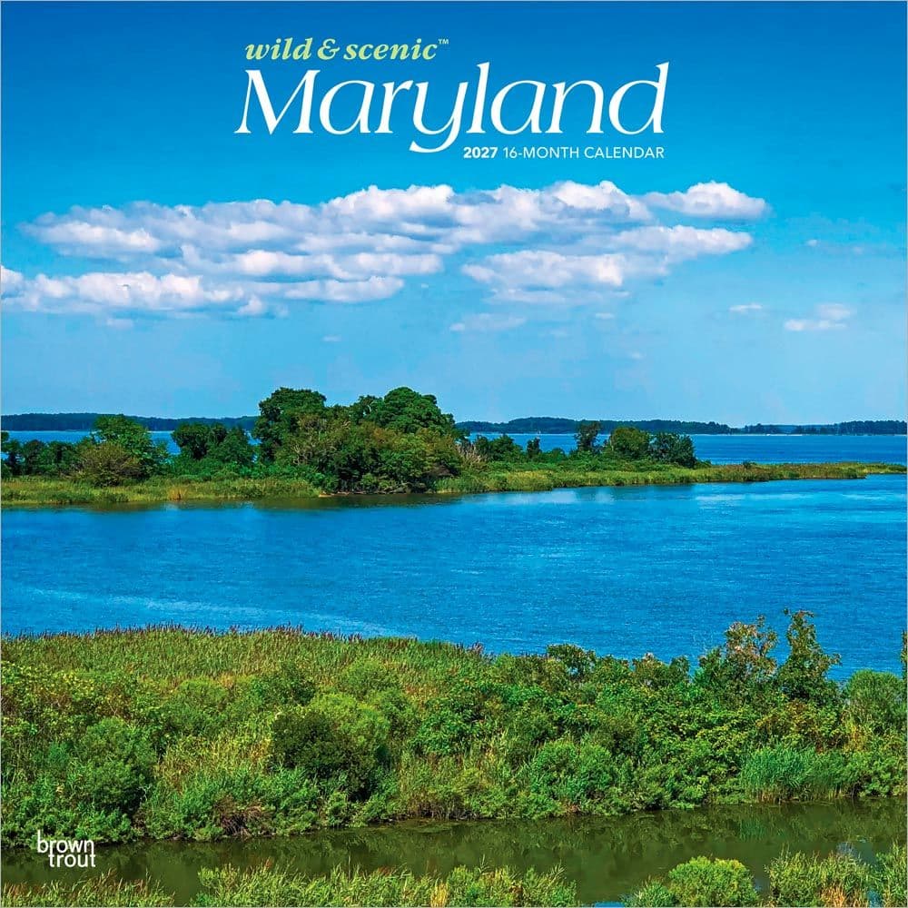 Maryland Wild and Scenic 2027 Wall Calendar Main Product Image
