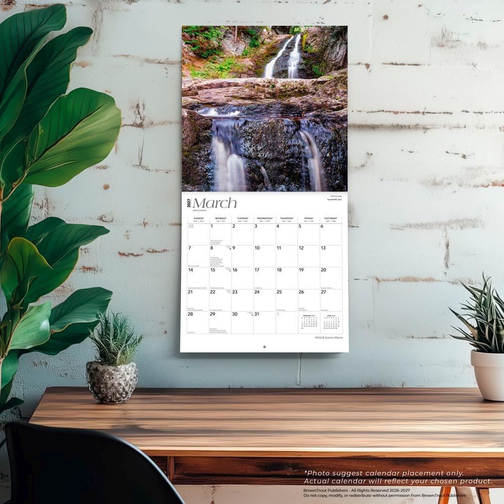 Maine Wild and Scenic 2027 Wall Calendar Fourth Alternate Image