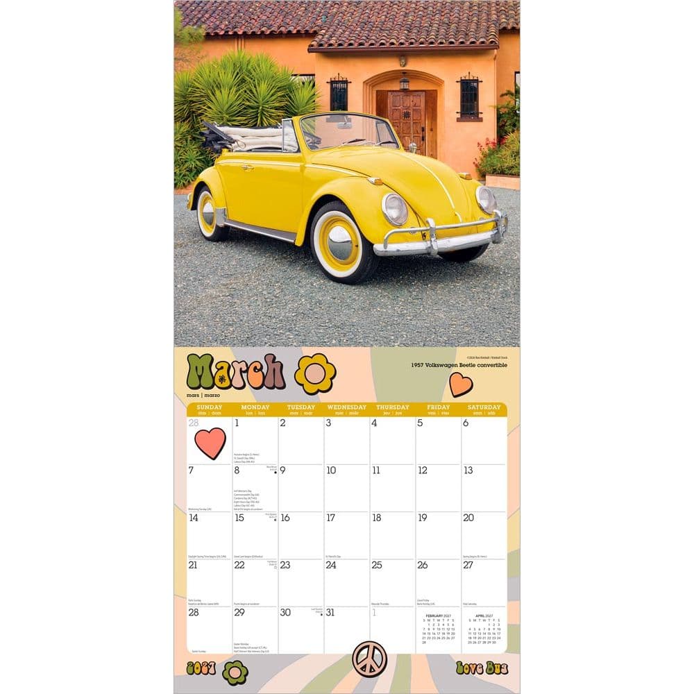 Love Bug 2027 Wall Calendar Second Alternate Image