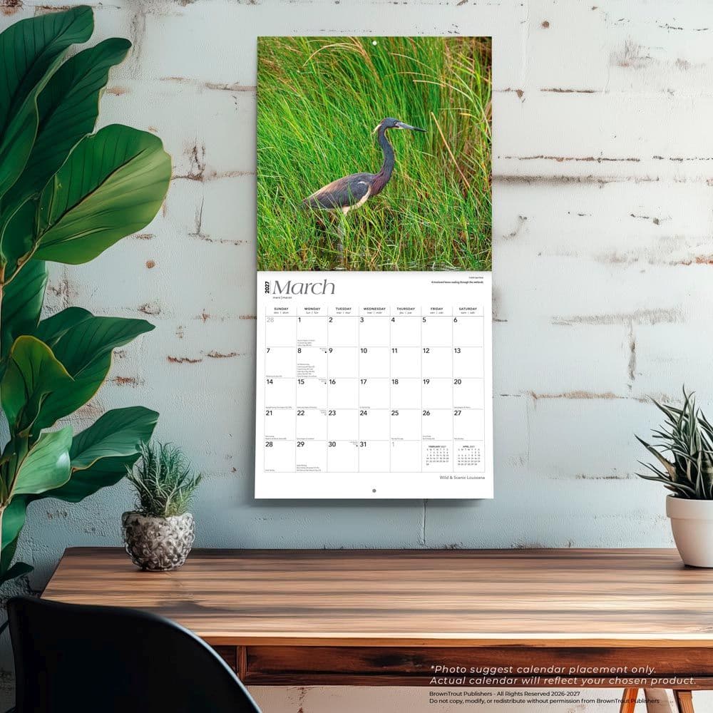 Louisiana 2027 Wild and Scenic 2027 Wall Calendar Fourth Alternate Image