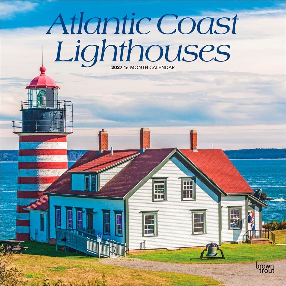 image Lighthouses Atlantic Coast 2027 Wall Calendar Main Product Image
