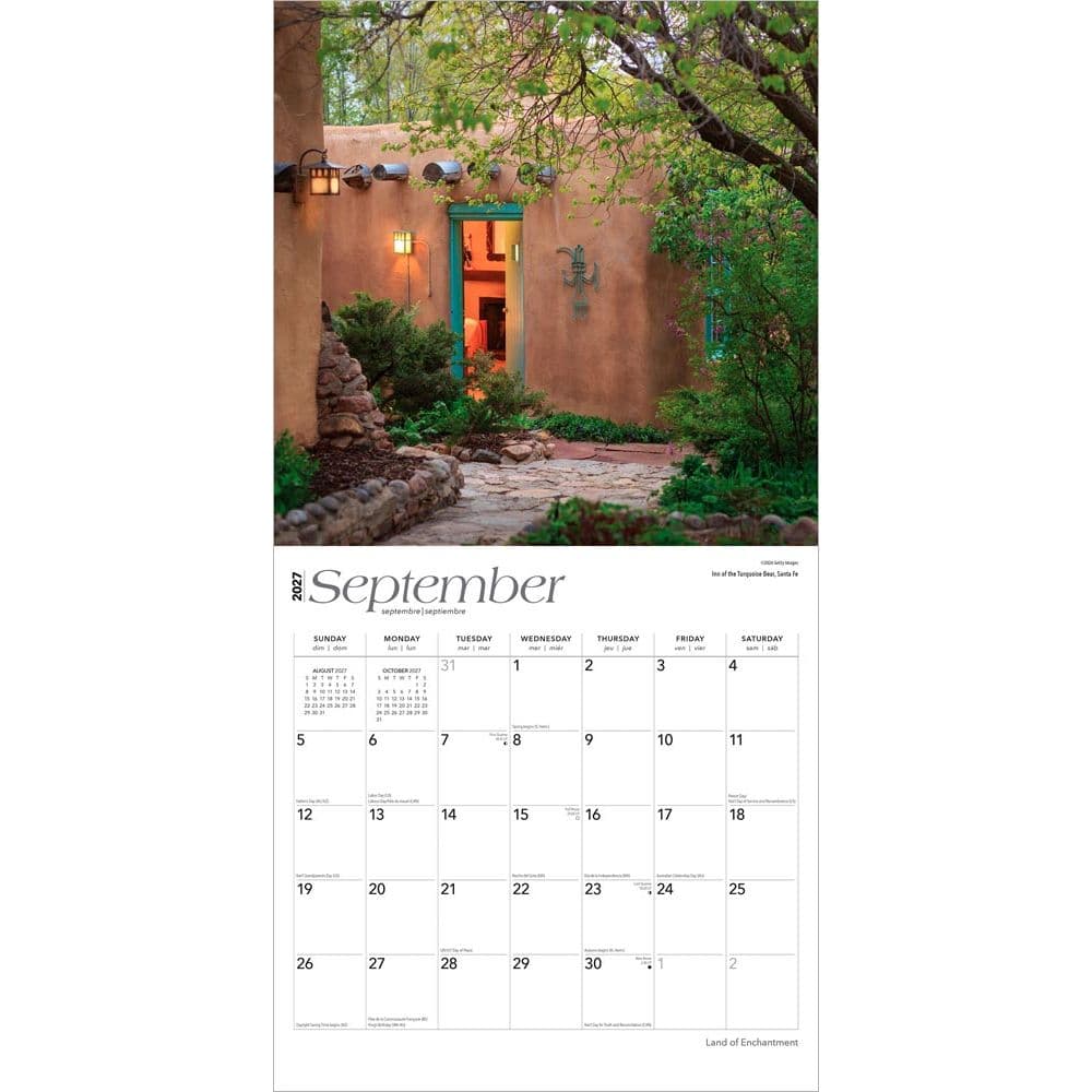 Land of Enchantment New Mexico 2027 Wall Calendar Third Alternate Image