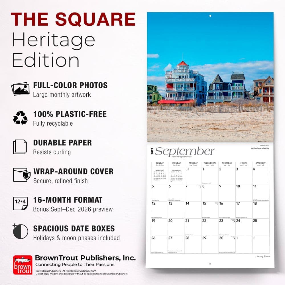 Jersey Shore 2027 Wall Calendar Fifth Alternate Image