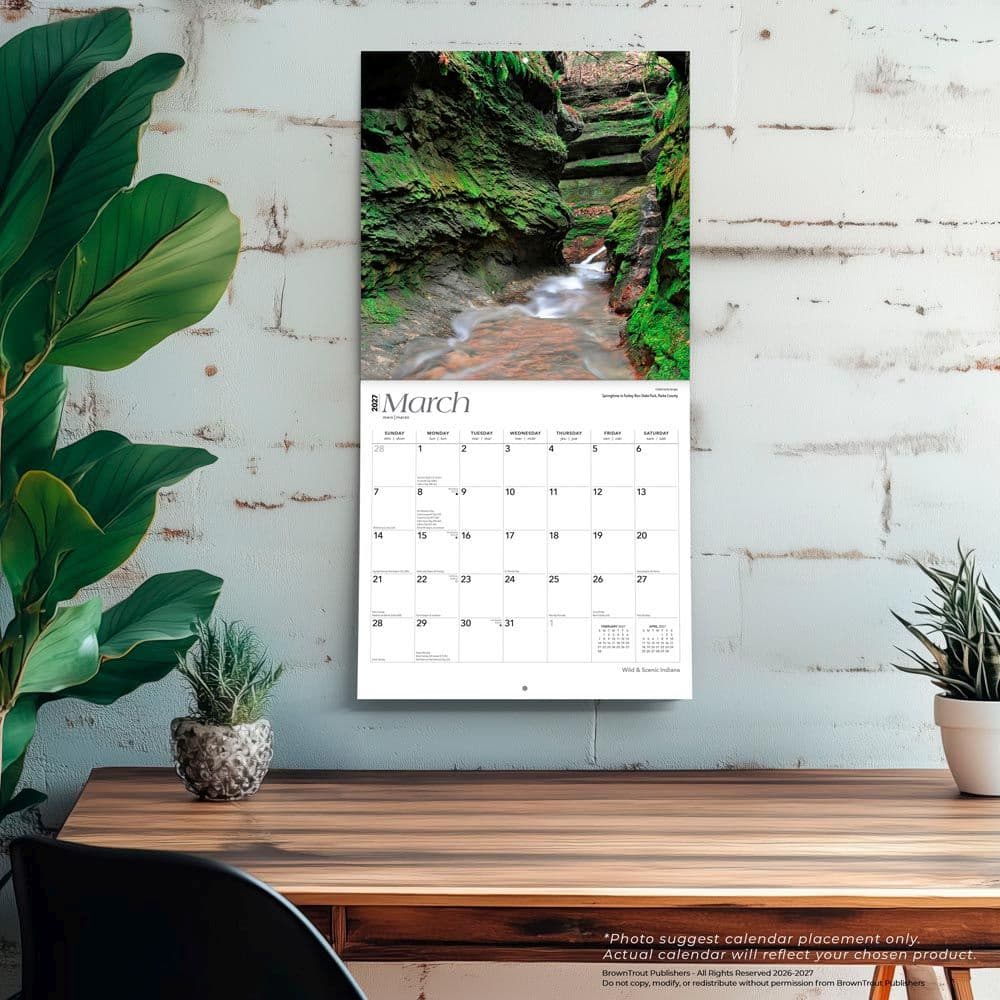 Indiana 2027 Wild and Scenic 2027 Wall Calendar Fourth Alternate Image
