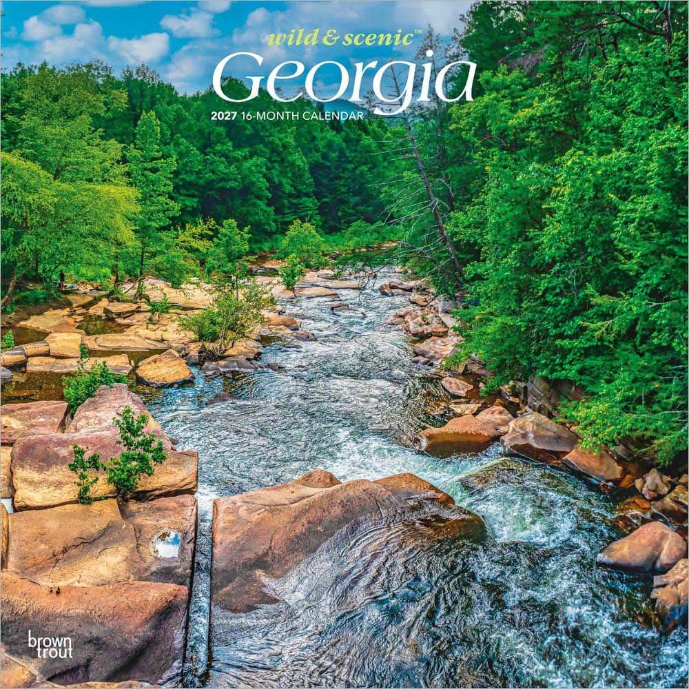 Georgia 2027 Wild and Scenic 2027 Wall Calendar Main Product Image