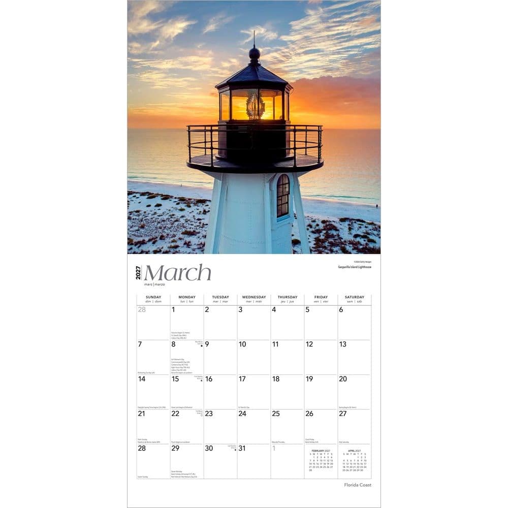 Florida Coast 2027 Wall Calendar Second Alternate Image